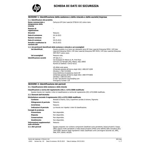 Toner 508A HP ciano  CF361A